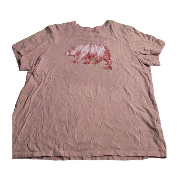 3298 The North Face Pink Mama‎ Bear T-shirt Women's XL - Picture 1 of 6